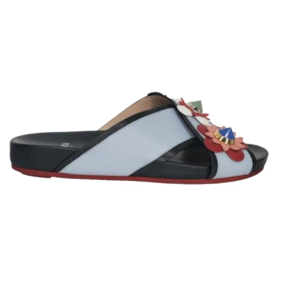 Sandalias para mujer Fendi Flowerland de cuero entrecruzadas EU 36,5 US 6,5 Foto 1 de 4