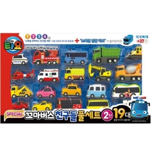 Tayo Little Bus Special Friends 19pcs Mini Car Full Set 2nd Edition Police Tayo - Picture 1 of 10