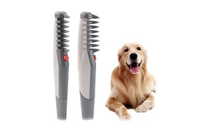 Spazzola elettrica cani gatti pettine toelettatura deshedding elimina nodi - Foto 1 di 4