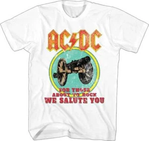 AC/DC - WE SALUTE YOU - T-SHIRT - BRAND NEW & LICENSED 15716 - Picture 1 of 1