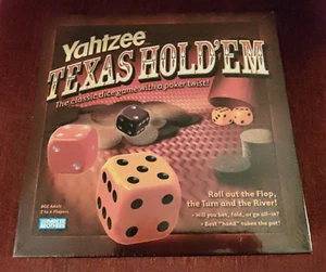 YAHTZEE TEXAS HOLD 'EM Dice Game Poker Card Game Parker Brothers 2024 New-Sealed - Picture 1 of 9