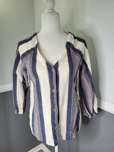 Cloth & Stone Anthropologie Womens Size Small Long Sleeve Button Down Shirt - Picture 1 of 8