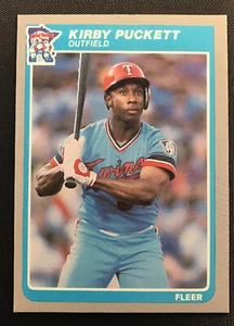 1985 Fleer #286 Kirby Puckett NM-MT Rookie Minnesota Twins RC HOF - Bild 1 von 2