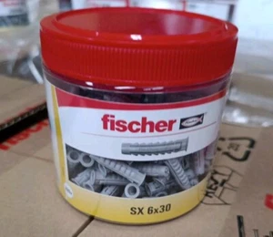 Fischer Spreizdübel SX 6x30mm 6er Düber 30mm 6mm Nylondübeln Runddose 200 Stück - Bild 1 von 4