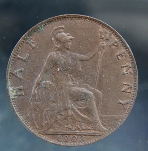 Great Britain, Half Penny, 1903 bronze coin - Picture 1 of 2