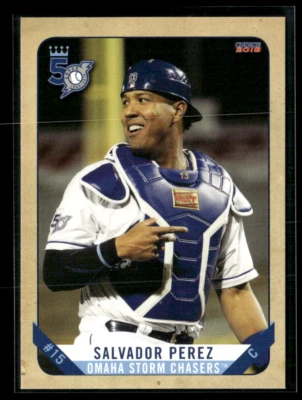 Salvador Perez 2018 Omaha Storm Chasers Team Set - Image 1 of 2