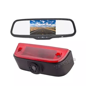 Brake Light Reverse Backup Camera & Rear View Mirror Monitor for Nissan NV200 - Picture 1 of 8