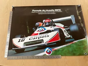 Original vintage advertising poster for BMW Ralt Formula F2 - Picture 1 of 1