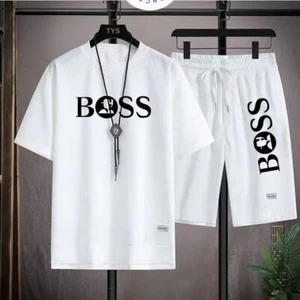 Mens Luxury Sportswear Set T Shirt Shorts Summer 2025 Casual Fitness Outfit - Picture 1 of 11