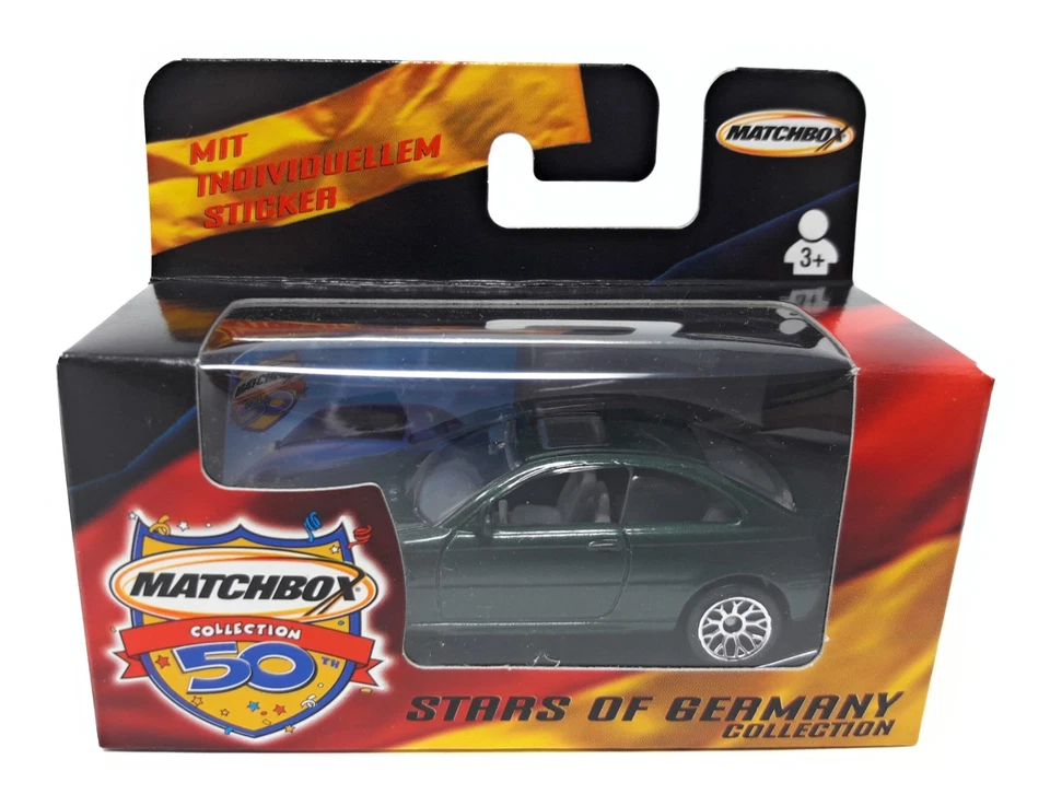 Matchbox Superfast 1-75 BMW Serie 3 dark geen modello tedesco stelle della Ge... - Immagine 1 di 1