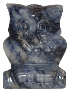 Cute Sodalite Owl 1.54"/36 Grams - Picture 1 of 2
