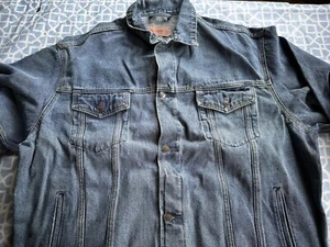 Port Authority Denim Jean Jackets Blue Lot Of 3 - XL, L, Med - Picture 1 of 5