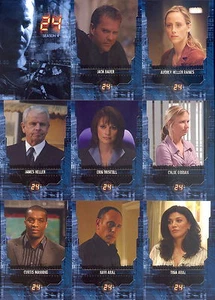 TWENTY FOUR 24 TEMPORADA 4 2006 ARTBOX JUEGO COMPLETO DE TARJETAS BASE DE 90 SUTHERLAND TV - Imagen 1 de 3