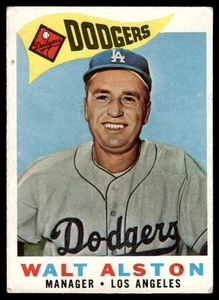 1960 Topps Walt Alston Los Angeles Dodgers #212 - Bild 1 von 2