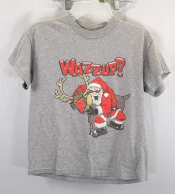 Camiseta Delta's Niño XL (14-16) Gris Manga Corta Gráfico - Muy Buen Estado Foto 1 de 4