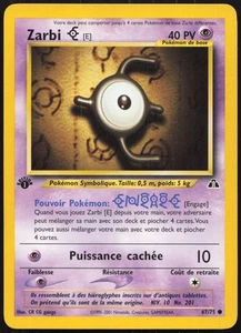 Pokemon Karte Zarbi E 67/75 Edition 1 Neo Discovery Französisch - Bild 1 von 2