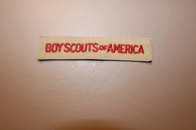 Uniform Program Strip Tan Boy Scouts of America BSA Patch - Image 1 of 2