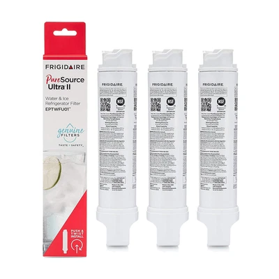 NEW 3PACK EPTWFU01 Pure Source Ultra II EWF02 SCWFTCTO Refrigerator Water Filter - Image 1 of 4