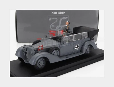RIO-MODELS 4735 MERCEDES BENZ - 770K WEHRMACHT - CON UFFICIALE E SOLDATO - HIERA - Immagine 1 di 2