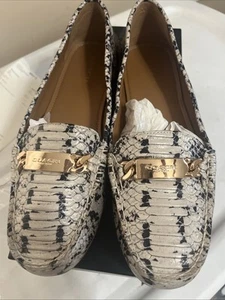 Coach Olive Snake Ladies Shoes 8.5 Color Chalk - Picture 1 of 5