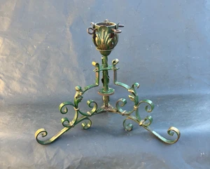 original alt antik Weihnachtsbaum Ständer drehbar Antrieb verziehrt  [4116-13] - Bild 1 von 13