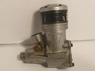 Vintage K&B Stallion 35 Glow Nitro Model Airplane Engine parts Or Repair  - Image 1 of 4