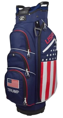 Nueva bolsa de carro de golf Hot-Z con bandera de EE. UU. TRUMP Foto 1 de 4