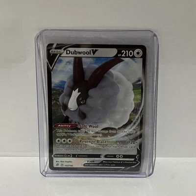 Pokémon TCG Dubwool V 153/193 Holo Ultra Rare Full Art - Image 1 of 2
