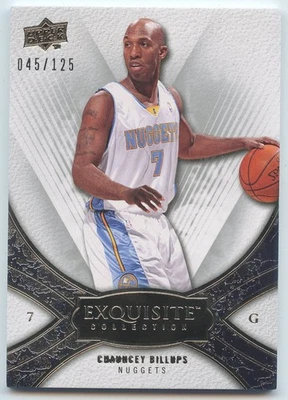 2008-09 Exquisite Collection Set Break - #20 Chauncey Billups Denver Nuggets 125 - Image 1 of 2