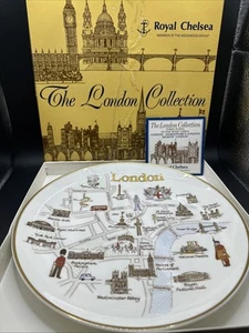 Piatto collezione Royal Chelsea Bone China London, Londra oggi, 10,5" - Foto 1 di 4