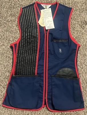 Bob Allen Vintage Ladies Right Handed Blue Shooting Hunting Vest Size Large NWT - Image 1 of 4