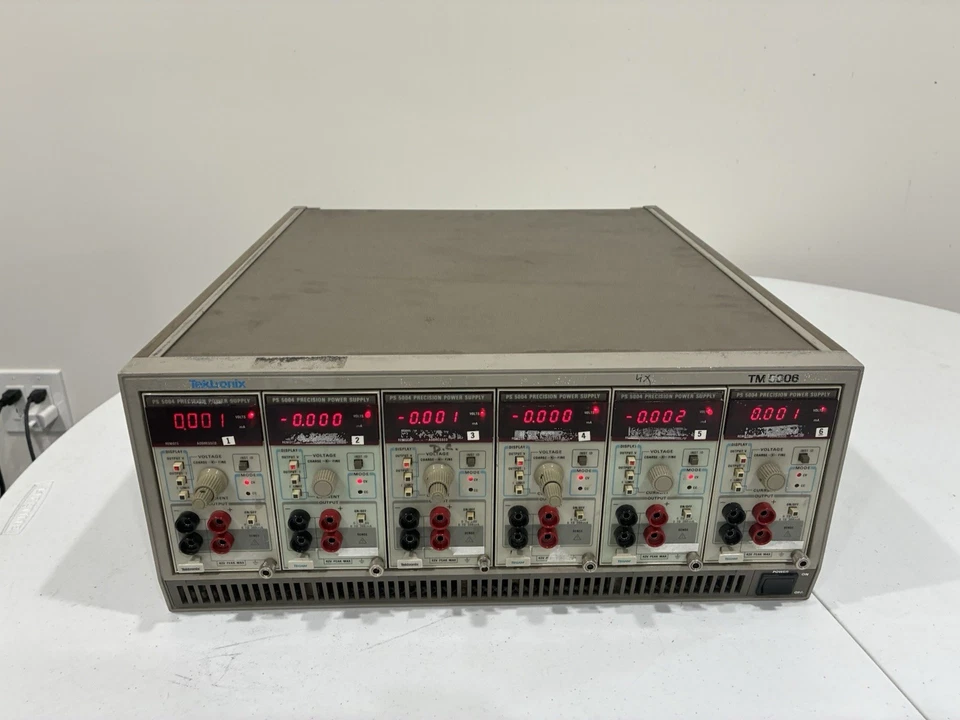 6 Tektronix PS5004 Precision Netzteil mit TM 5006 Mainframe - Bild 1 von 3