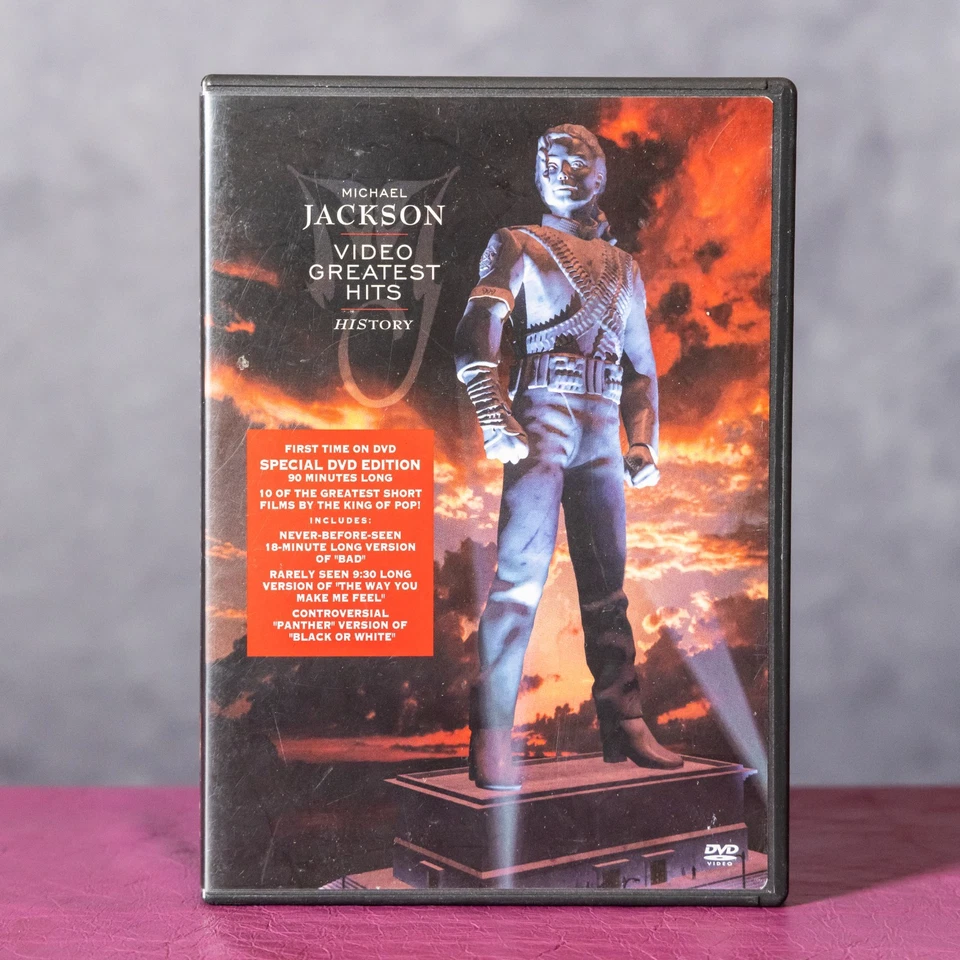 Michael Jackson Video Greatest Hits History DVD Canadian – Good Tested - Image 1 of 1