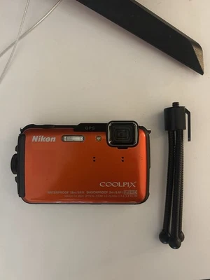 Nikon COOLPIX AW110 Waterproof Digital Camera 16mp Wi-Fi GPS Full HD 1080p - Image 1 of 3