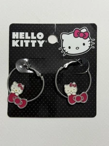 Amazing Hello Kitty Earrings-New with Tag   - Picture 1 of 2