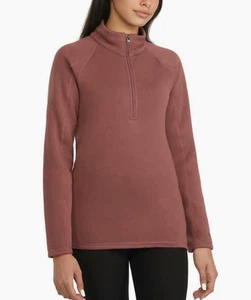 Suéter Pullover Stormpack Mujer Manga Larga Polar 1/4 Cremallera Rosa Talla L NUEVO #P2 - Imagen 1 de 6