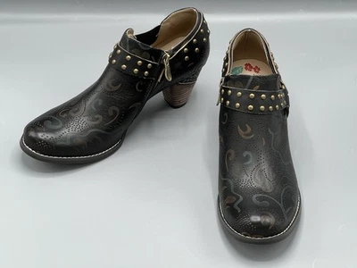 Botines L'Artiste Spring Step KACIELOU Cuero Negro Talla 41 10.5 Nuevos Foto 1 de 4