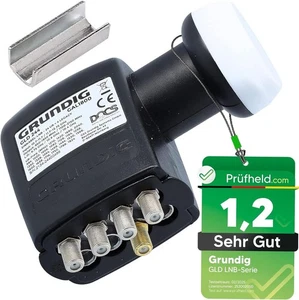 GSS Grundig SCR LNB - 4 puertos heredados, 24 bandas de usuario de participantes Unicable - Imagen 1 de 9