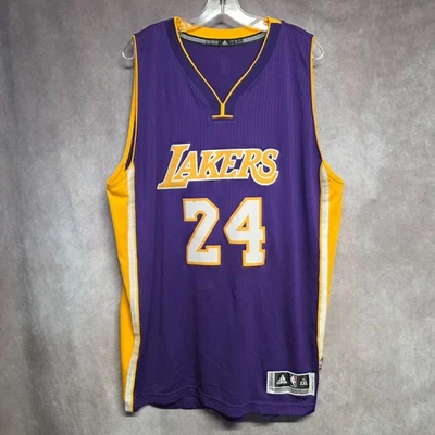 Camiseta deportiva 2016 Adidas NBA Los Angeles Lakers Kobe Bryant 24 Swingman para hombre 2XL Foto 1 de 4