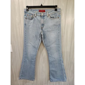 Women's Levi's 519 Low Stretch Jeans Size 11 Junior Low Flare Made In Mexico - Picture 1 of 8
