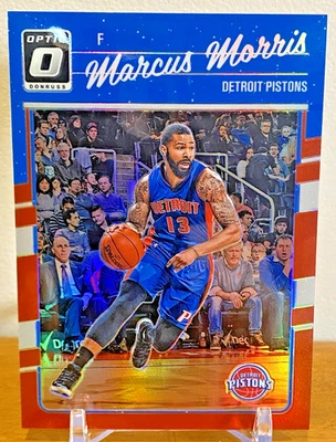 Marcus Morris 2016-17 rojo óptico Prizm 65/99, pistones Foto 1 de 2