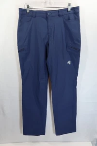 Eddie Bauer Womens Sz 10(33X31) Pants First Ascent Performance Hiking Nylon Blue - Picture 1 of 9