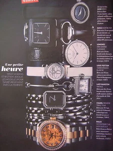PUBLICITÉ PRESSE 2011 MONTRE DIOR - GUCCI - LONGINES - VUITTON - CHANEL - ROLEX - Picture 1 of 1