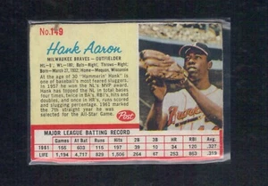1962 Hank Aaron G-En muy buena condición - Imagen 1 de 2