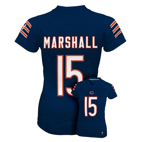 ($55) Chicago Bears BRANDON MARSHALL nfl Jersey Youth *GIRLS* (s-sm-small) Cover