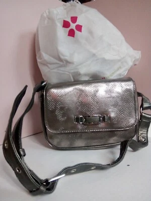 Cinturón Naturalizador Bolso de Mano Bolso para el Polvo Bandolera Correa Ajustable Plateado, Nuevo con Etiquetas Foto 1 de 4