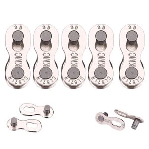 10pcs Fahrrad Kettenschloss 8/9/10 fach Kettenverschlussglied Missing Link Neu D - Bild 1 von 12