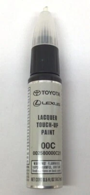 00C Black Mica Clear Coat Toyota factory touch-up Paint Pen tube Marker new OEM - Изображение 1 из 4