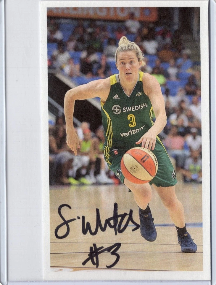 SAMI WHITCOMB WNBA Storm Auto Autographed Signed 3x5 Index Card - Image 1 of 1