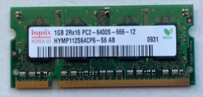  1Gb hynix 2Rx16 PC2 6400S 537664-001 HYMP112S64CP6-S6 AB usata - Immagine 1 di 2